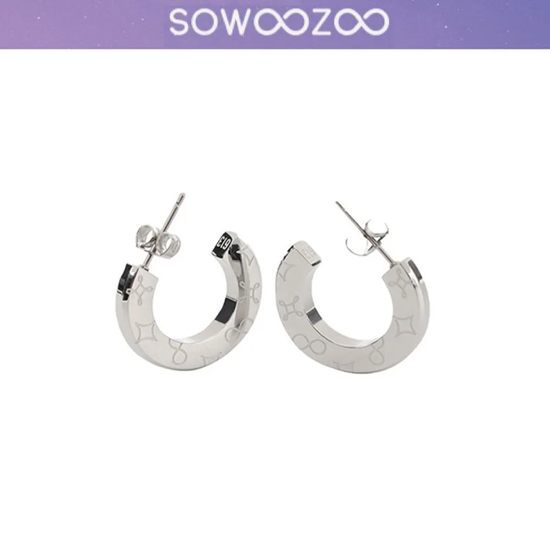 

BTS Kpop Ear Studs 2pcs/pair Bangtan Boys SOWOOZOO Jewelry Ear Studs Earrings Unisex Fans Collection Gift Q199