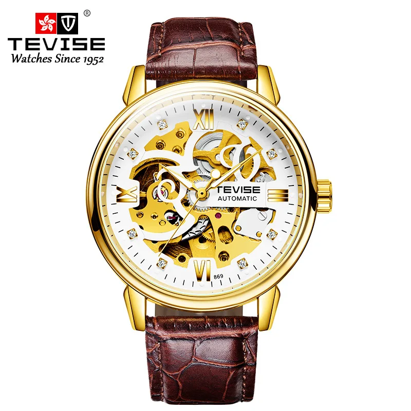 Fashion Genuine Leather Skeleton Wristwatches Automatic Mechanical Watches For Men Luminous Watch, Optional
Fashion Genuine Leather Skeleton Wristwatches Automatic Mechanical Watches For Men Luminous Watch, Optional
