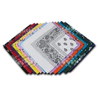 Multifunction Colorful Paisley Cotton Bandana Custom Cowboy Headband for Men and Women