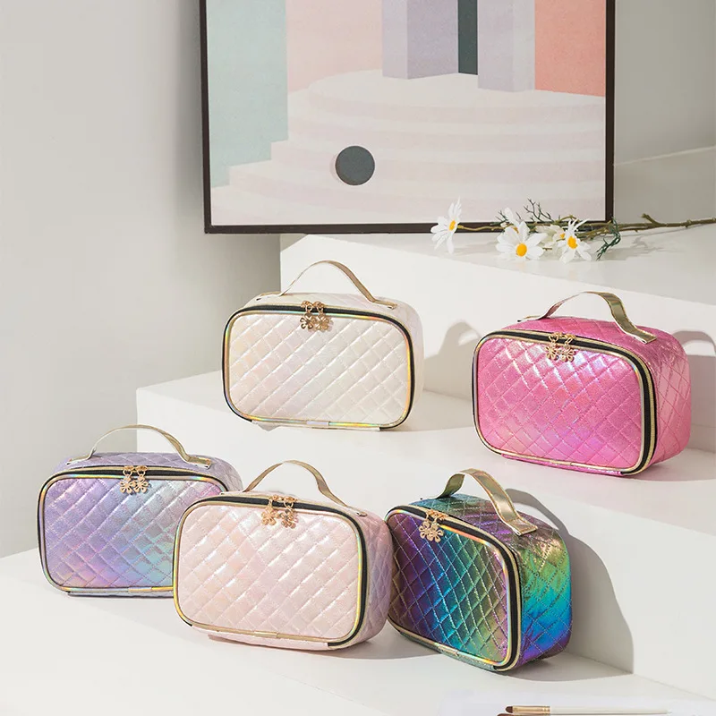 Wholesale Waterproof Cosmetic Bag Pu Leather Organizer Bag Customized Logo Twinkle Makeup Bag For woman
Wholesale Waterproof Cosmetic Bag Pu Leather Organizer Bag Customized Logo Twinkle Makeup Bag For woman