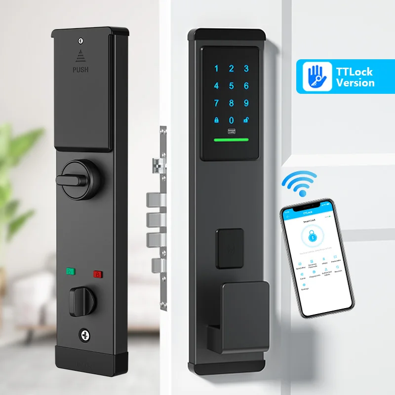 Tropernic Security APP Remotely Door Lock Electronic Smart IC Card Temporary Password Ttlock Smart Lock
Tropernic Security APP Remotely Door Lock Electronic Smart IC Card Temporary Password Ttlock Smart Lock