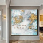 Large White Gold Abstract Art Painting Handmade Canvas Wall Art Paintings Home Decoration