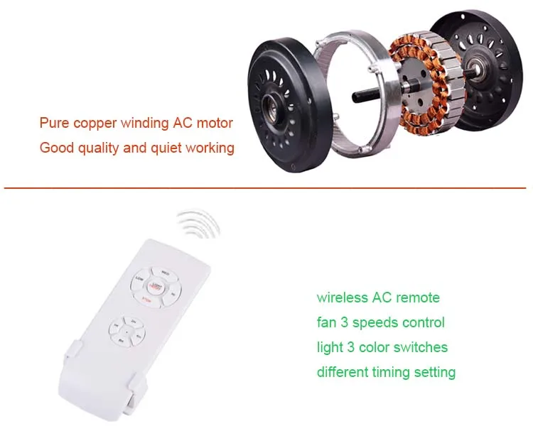 Ceiling Fan, ABS, 110v-240v, 65 - detail 6