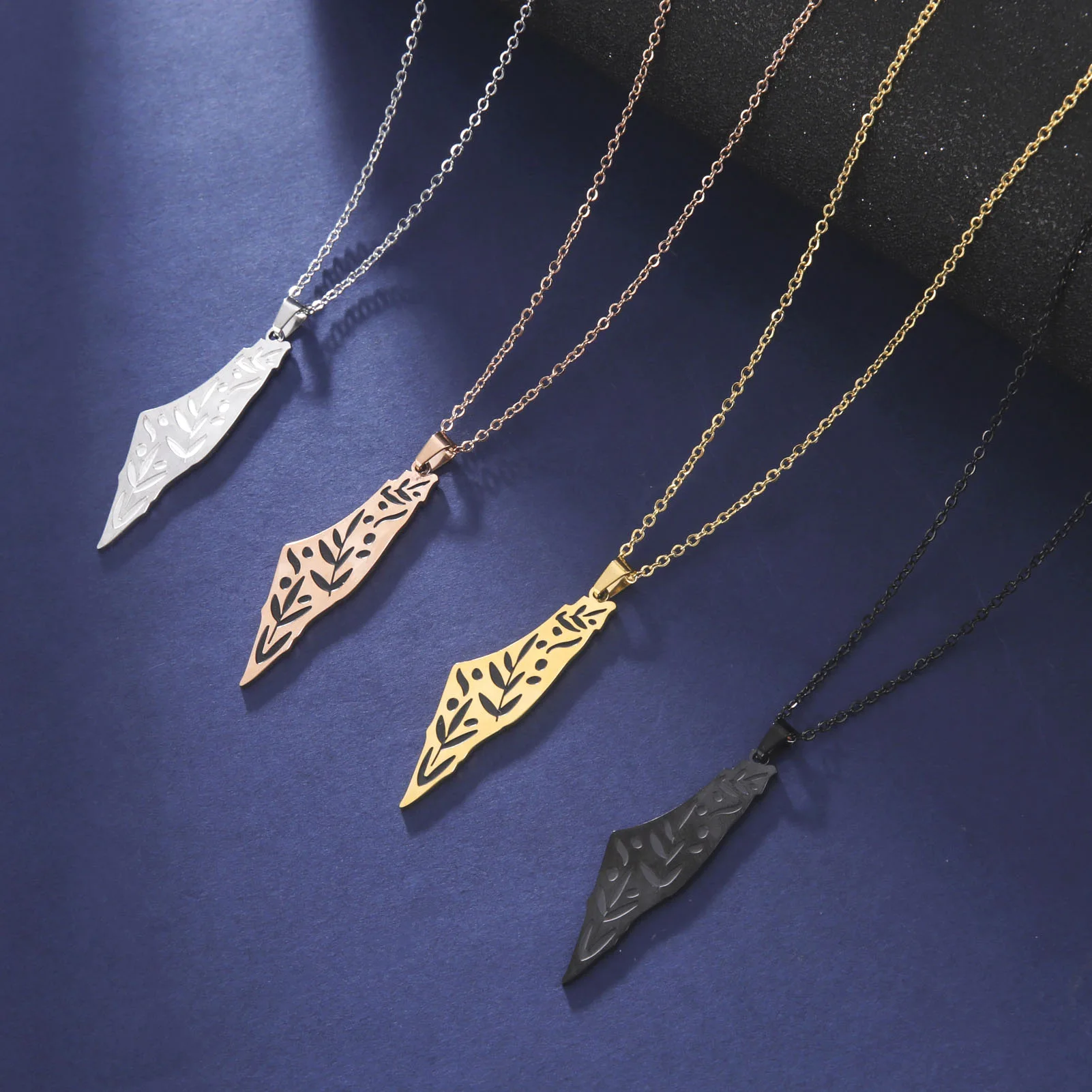HOVANCI Stainless Steel Palestine Map Plant Pattern Pendant Necklace For Men Women
HOVANCI Stainless Steel Palestine Map Plant Pattern Pendant Necklace For Men Women