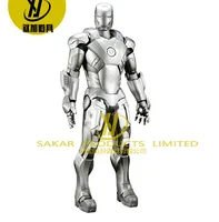 Life size performance wear iron mans cosplay costume used activity promotional business ironmans suit MK7
Life size performance wear iron mans cosplay costume used activity promotional business ironmans suit MK7