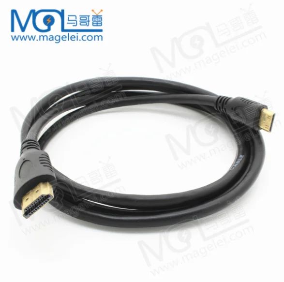 1.8M Mini HDMI to HDMI v1.4 Standard HDTV Pure Copper Cable for Camera TV - ANKUX.COM