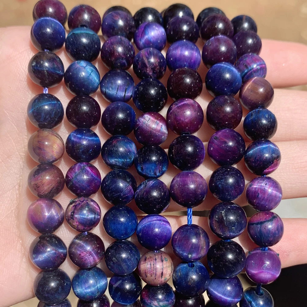 Natural 6/8/10MM Round Bicolor Purple Tiger Eye Stone Loose Beads for Jewelry Making DIY Bracelet
Natural 6/8/10MM Round Bicolor Purple Tiger Eye Stone Loose Beads for Jewelry Making DIY Bracelet