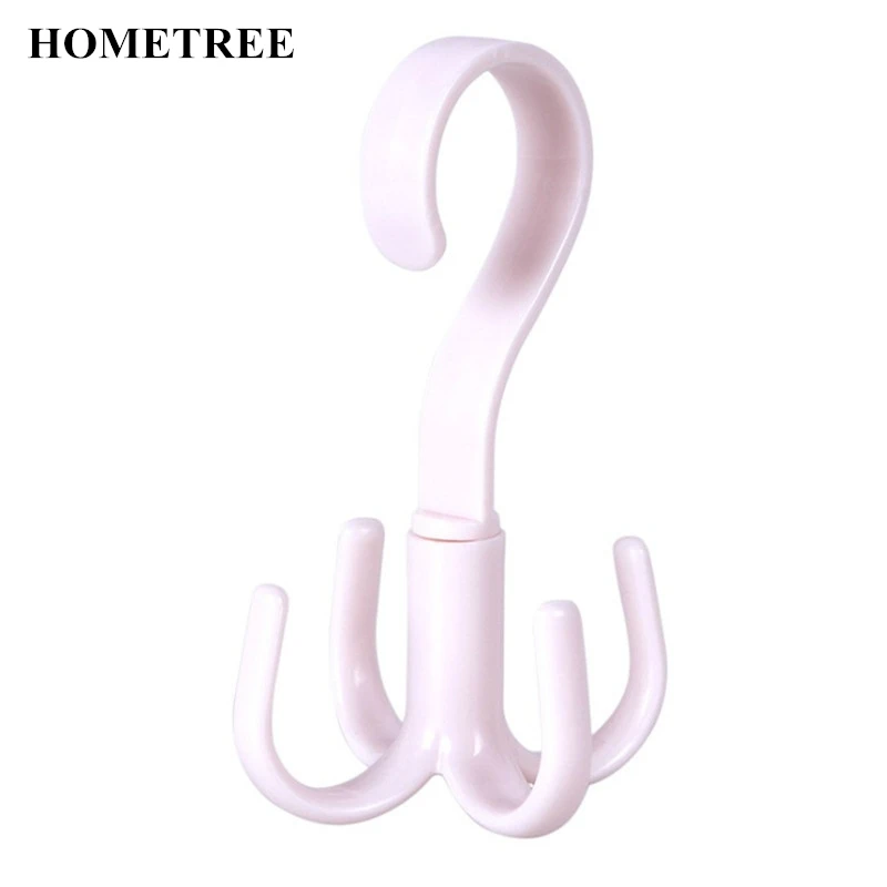 Rotating 4 Hooks Plastic Clothing Hanging Storage Scarf Tie Shelf Shoe Household Wardrobe Storage Hooks
Rotating 4 Hooks Plastic Clothing Hanging Storage Scarf Tie Shelf Shoe Household Wardrobe Storage Hooks