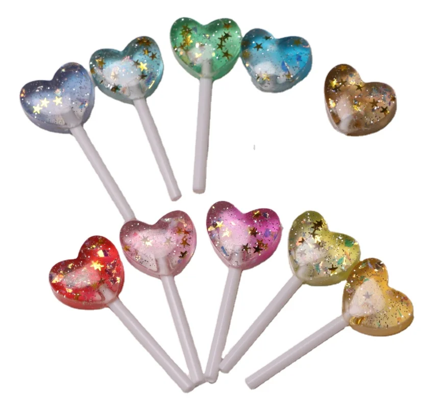 Magic Color Star Heart Lollipop Resin Charms For Jewelry Key Chain Earring Diy Resin Flat Back
Magic Color Star Heart Lollipop Resin Charms For Jewelry Key Chain Earring Diy Resin Flat Back