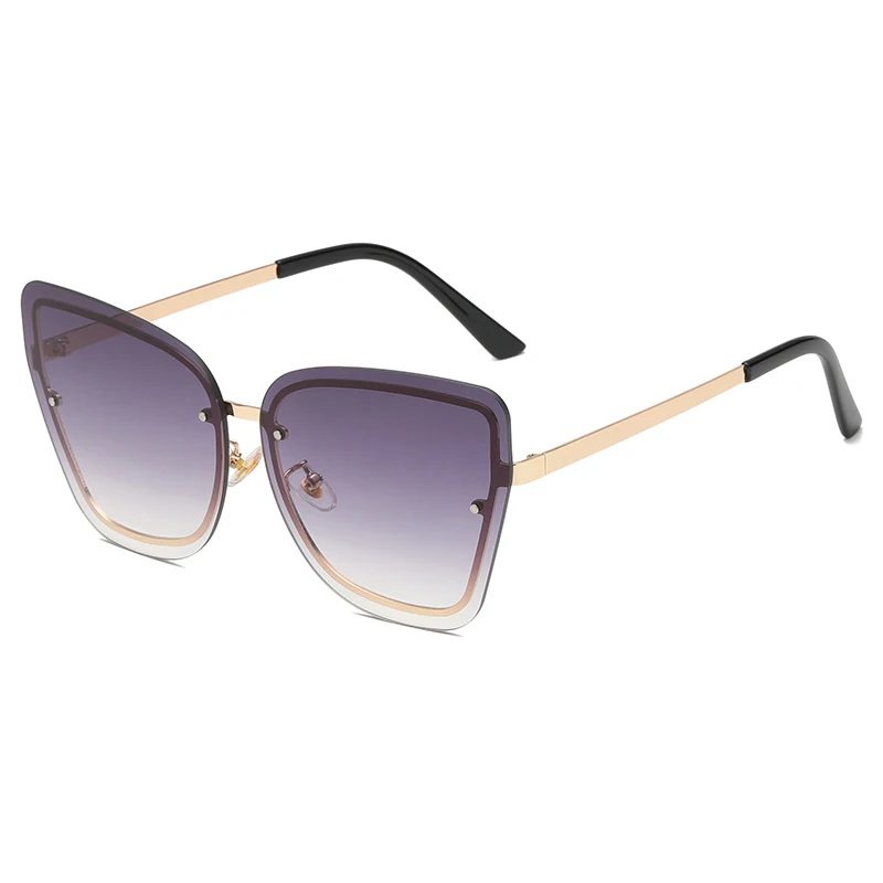 Excellent Quality Cheap Gold Metal Sunglasses Brand Design Frameless Women Cateye Sun Glasses
Excellent Quality Cheap Gold Metal Sunglasses Brand Design Frameless Women Cateye Sun Glasses