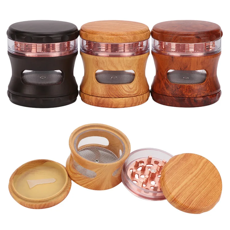 A3139 Kitchen 4 Layers Imitation Wood Manual Smoke Mills Constriction Zinc Alloy Gears Lapping Grinder Tool Cigarette Grinder
A3139 Kitchen 4 Layers Imitation Wood Manual Smoke Mills Constriction Zinc Alloy Gears Lapping Grinder Tool Cigarette Grinder
