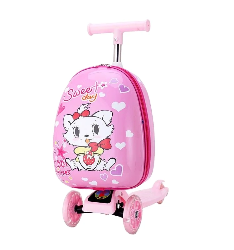 B913-013 2021 New 16-inch School Students Cute Kids Small Scooter Suitcase Lazy Trolley Bag Abs Travel Luggage
B913-013 2021 New 16-inch School Students Cute Kids Small Scooter Suitcase Lazy Trolley Bag Abs Travel Luggage