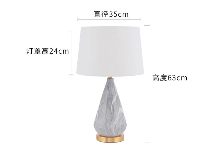 Hot sales antique China Hotel Home Porcelain Ceramic Table Light