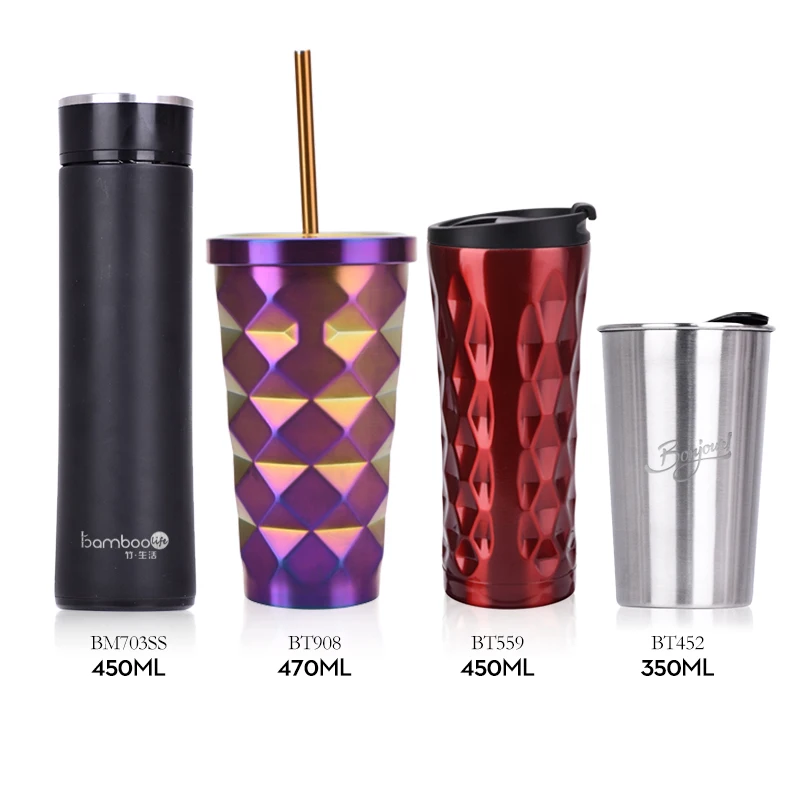 BPA free Custom logo Insulated stainless steel tumbler coffee cup travel mugs with lid, Dark gray
BPA free Custom logo Insulated stainless steel tumbler coffee cup travel mugs with lid, Dark gray