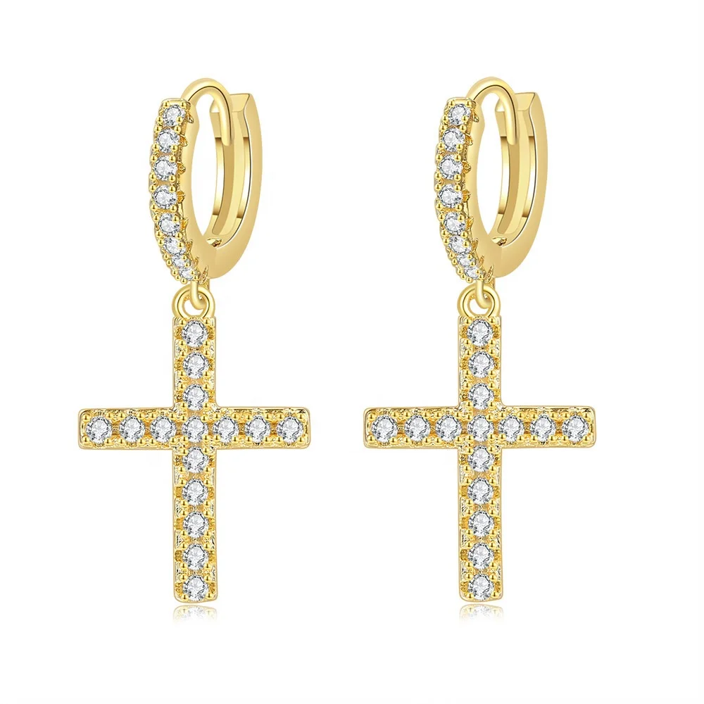 2021 Popular Pendientes De Aro Hombre Mens Hip Hop Iced Out Zircon Diamond Cross Hoop Earrings OHE019
2021 Popular Pendientes De Aro Hombre Mens Hip Hop Iced Out Zircon Diamond Cross Hoop Earrings OHE019
