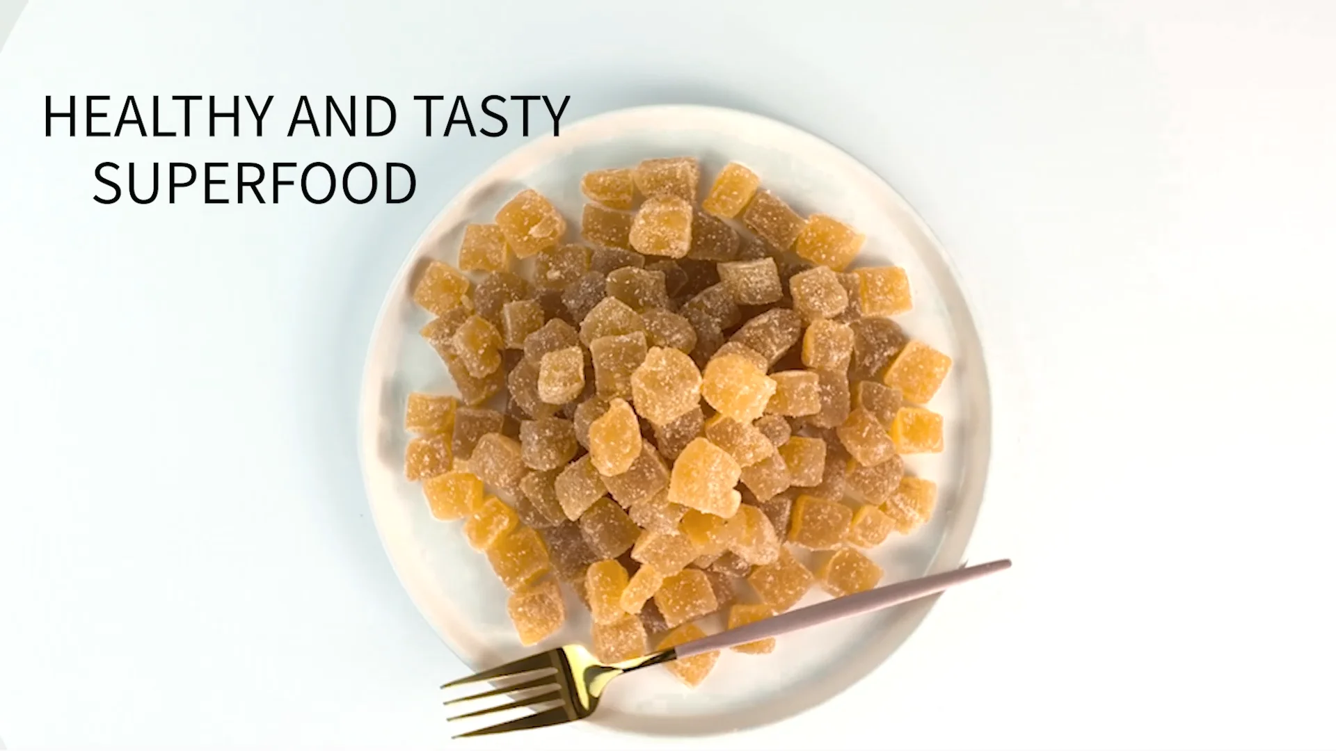 dry fruits crystallized ginger chunks 12-20 mm castor sugar