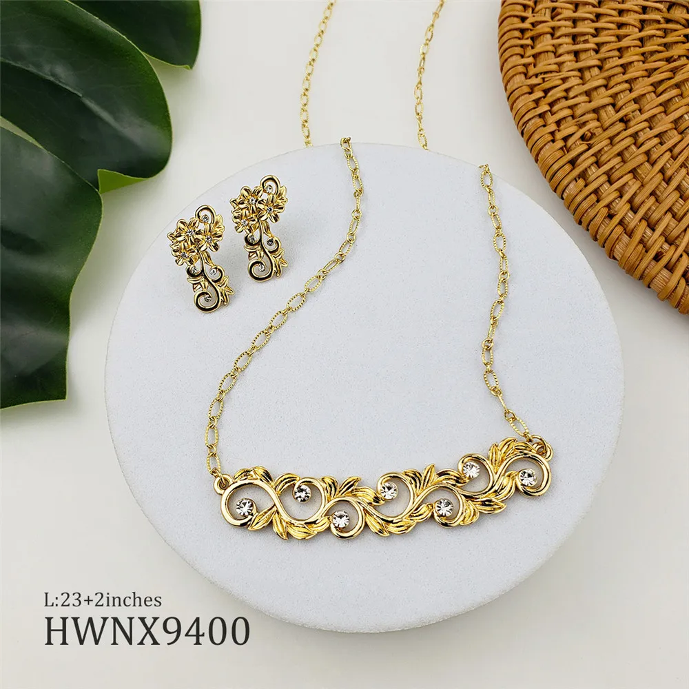yiwu vinstyle jewelry Wholesale hawaiian jewelry wholesale set Gold Plated polynesian jewelry with crystals
yiwu vinstyle jewelry Wholesale hawaiian jewelry wholesale set Gold Plated polynesian jewelry with crystals