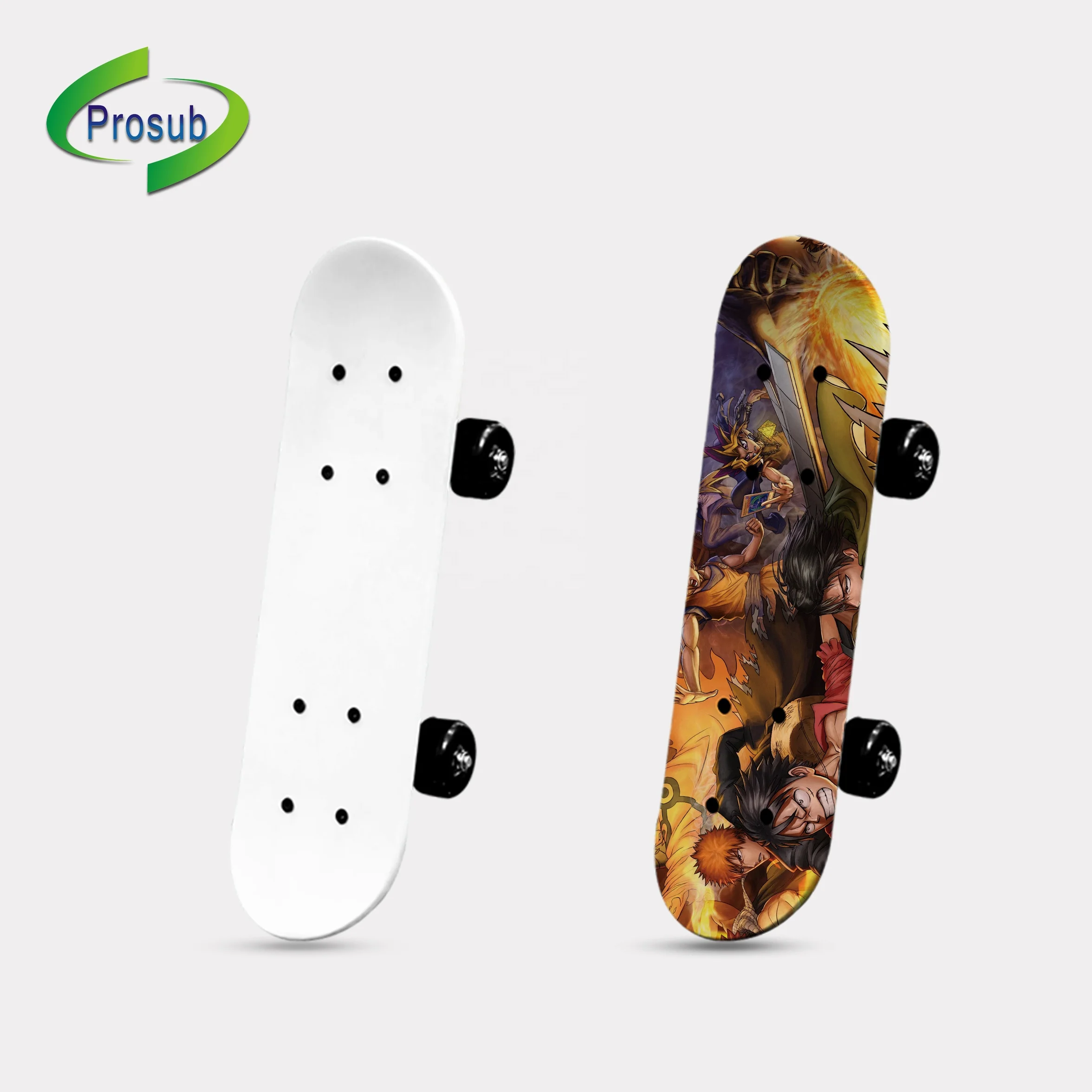 Prosub Sublimation skateboard blanks,custom deck skateboard,skateboard deck custom for kids skateboard 43*20 CM, White
Prosub Sublimation skateboard blanks,custom deck skateboard,skateboard deck custom for kids skateboard 43*20 CM, White