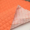 Oeko-Tex standard twill peach 2.5cm quilted down coat fabrics