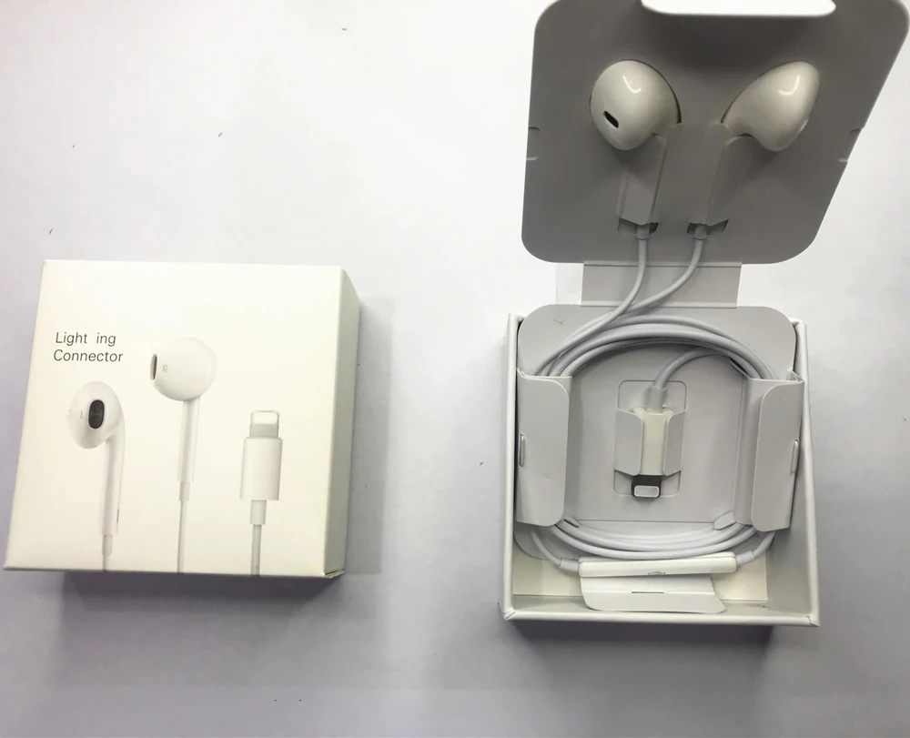 Original 8pin Lightening Wired Earphones high quality microphone Stereo Headphone for Apple iPhone 7 8 Plus XS XR MacBook Ipads
Original 8pin Lightening Wired Earphones high quality microphone Stereo Headphone for Apple iPhone 7 8 Plus XS XR MacBook Ipads
