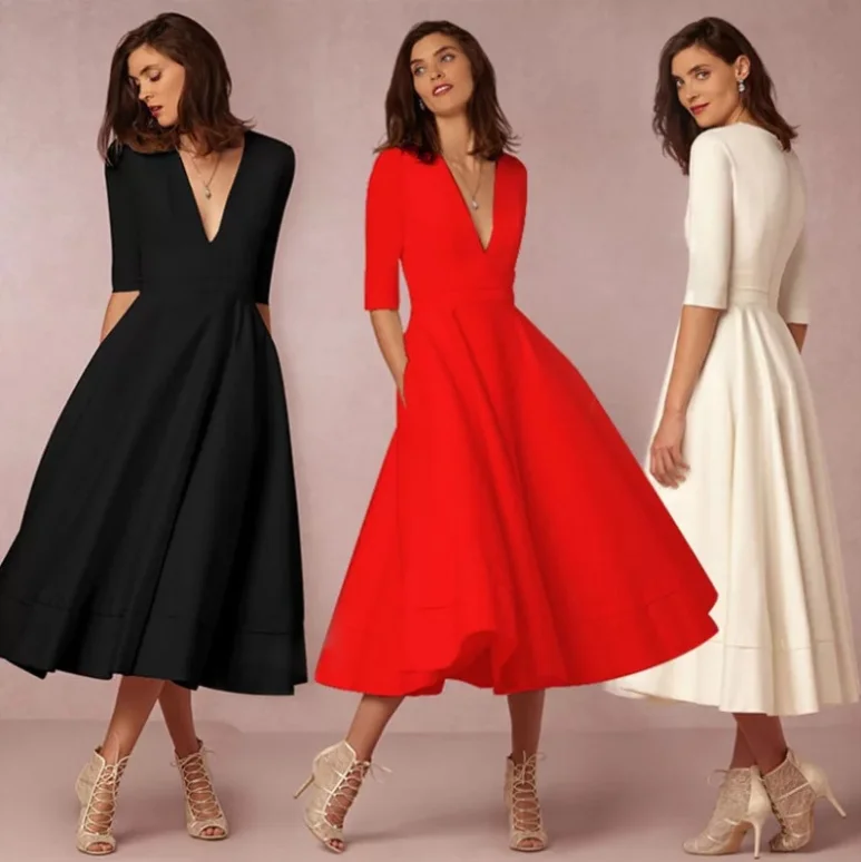 Hot-selling hot spring and summer new products fashion women's printed V-neck short-sleeved dress in stock, Customized color
Hot-selling hot spring and summer new products fashion women's printed V-neck short-sleeved dress in stock, Customized color