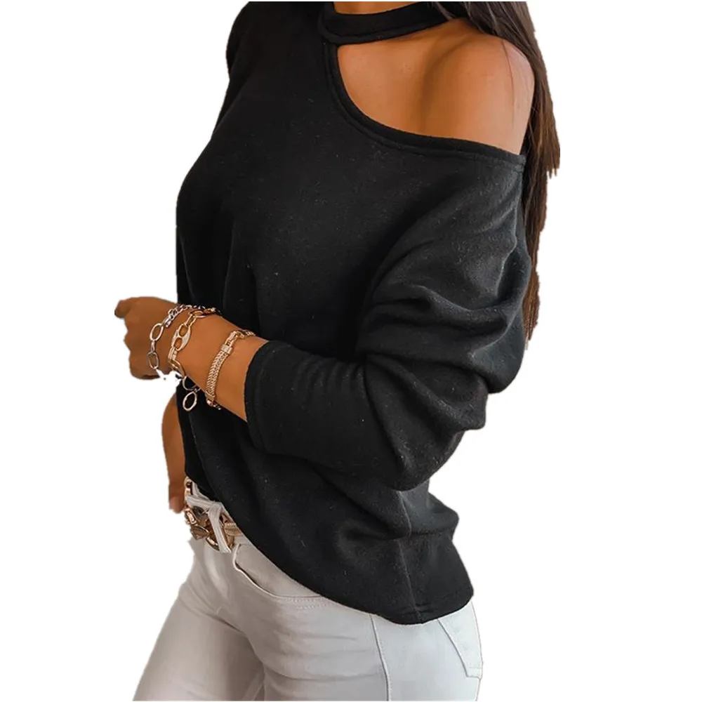2020 Hot Sale Latest Autumn Women's Off Shoulder Color Solid Top O-neck Long Sleeve Shirt For Ladies
2020 Hot Sale Latest Autumn Women's Off Shoulder Color Solid Top O-neck Long Sleeve Shirt For Ladies