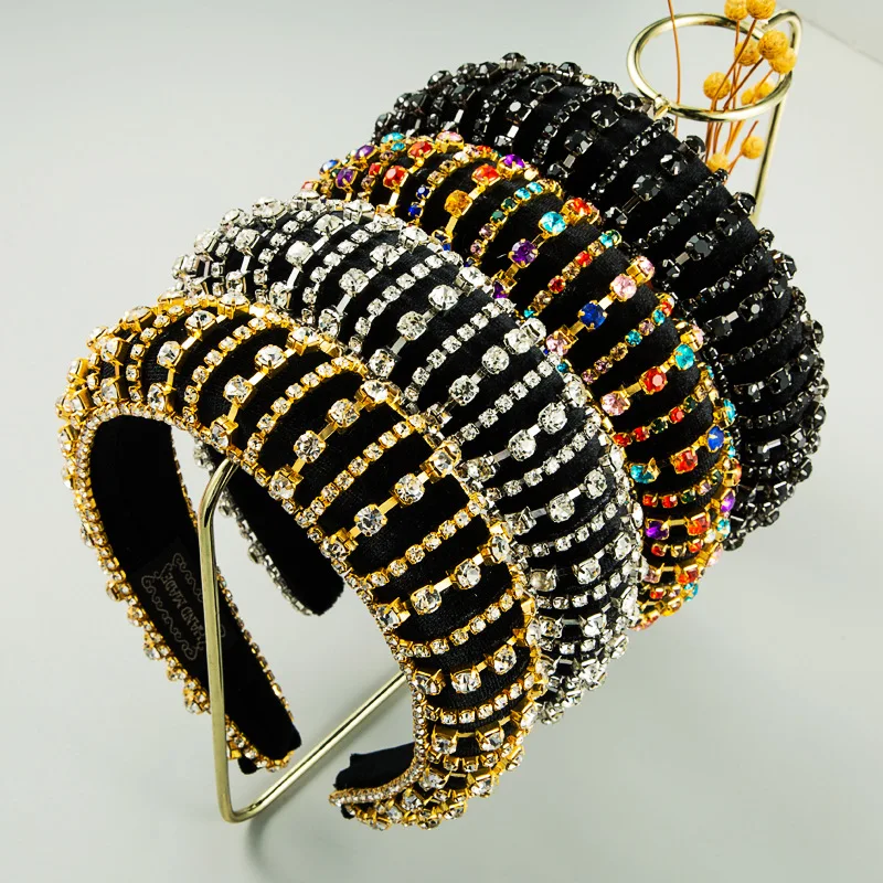 New hair bands exquisite fashion hair accessories luxury diamonds high quality ladies headbands factory wholesale, Picture
New hair bands exquisite fashion hair accessories luxury diamonds high quality ladies headbands factory wholesale, Picture