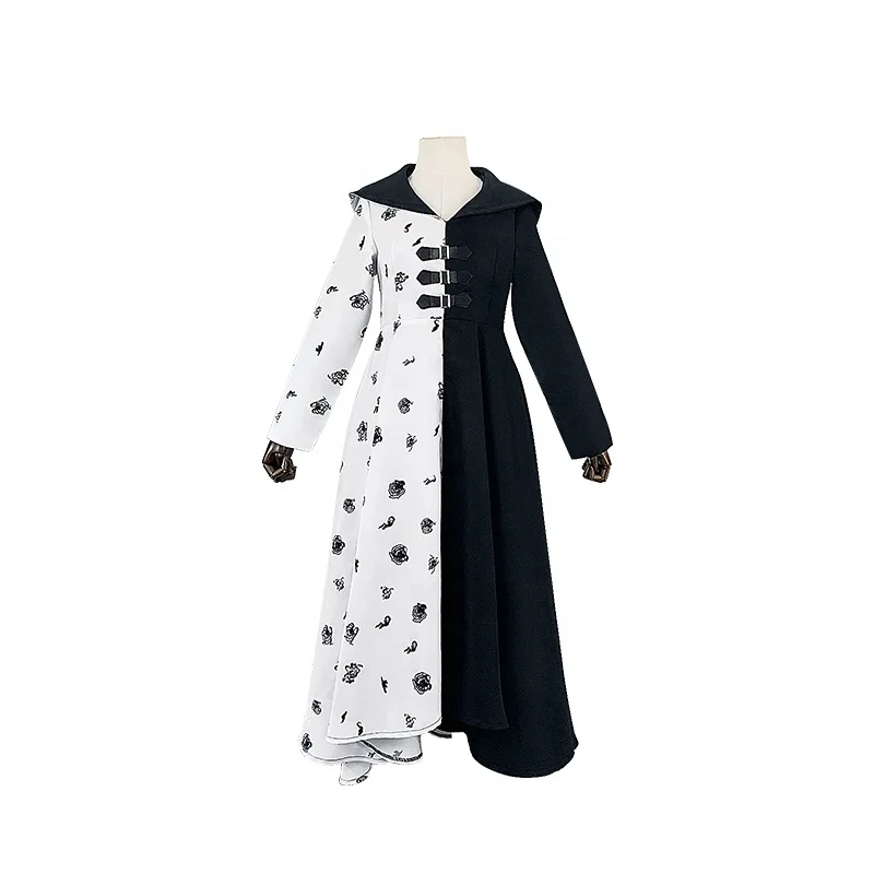 Cruella Costume Cosplay Women Long Dress Black and White Suit Halloween Costumes Witch Clothes MQ1027
Cruella Costume Cosplay Women Long Dress Black and White Suit Halloween Costumes Witch Clothes MQ1027