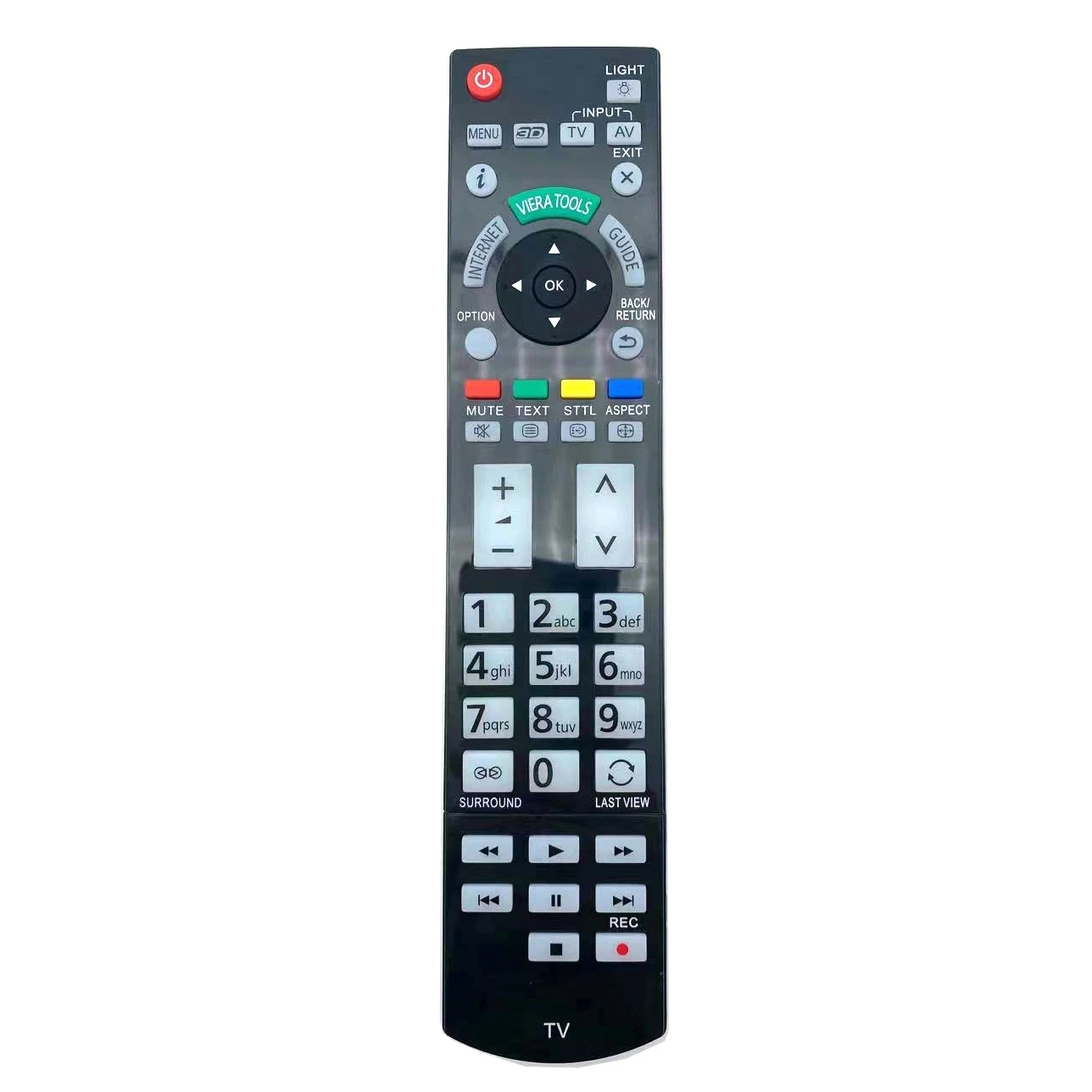 Replacement Remote Control for Panasonic N2QAYB000715 for TX-L42ETW50 led TV universal TV remote control, Black
Replacement Remote Control for Panasonic N2QAYB000715 for TX-L42ETW50 led TV universal TV remote control, Black