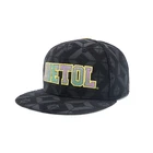 Custom sun visor led light 3d embroidered hats cap flex fit