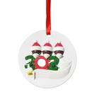 Family Black Wholesale 2020 Ovid Christmas Ornament Quarantine Family Ornaments For Black People