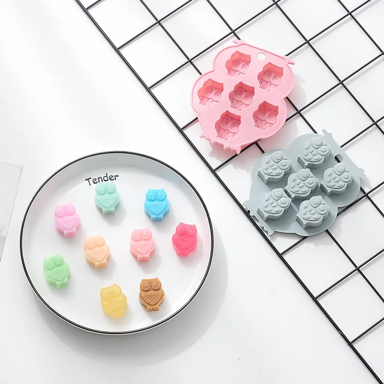 Creative 6 Owl Chocolate Mold Silicone Ice Tray Homemade DIY Candy Cake Baking Mold, 2 colors
Creative 6 Owl Chocolate Mold Silicone Ice Tray Homemade DIY Candy Cake Baking Mold, 2 colors