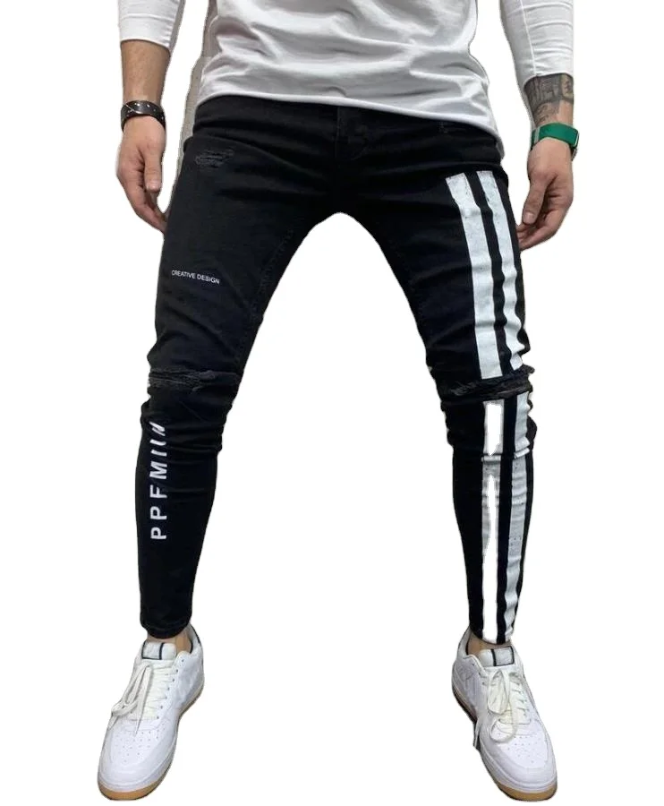 2021 Men Black Jeans Fashion Printed White Stretch Denim Pants High Quality Casual Denim Jean, Black,blue jean pants for men
2021 Men Black Jeans Fashion Printed White Stretch Denim Pants High Quality Casual Denim Jean, Black,blue jean pants for men