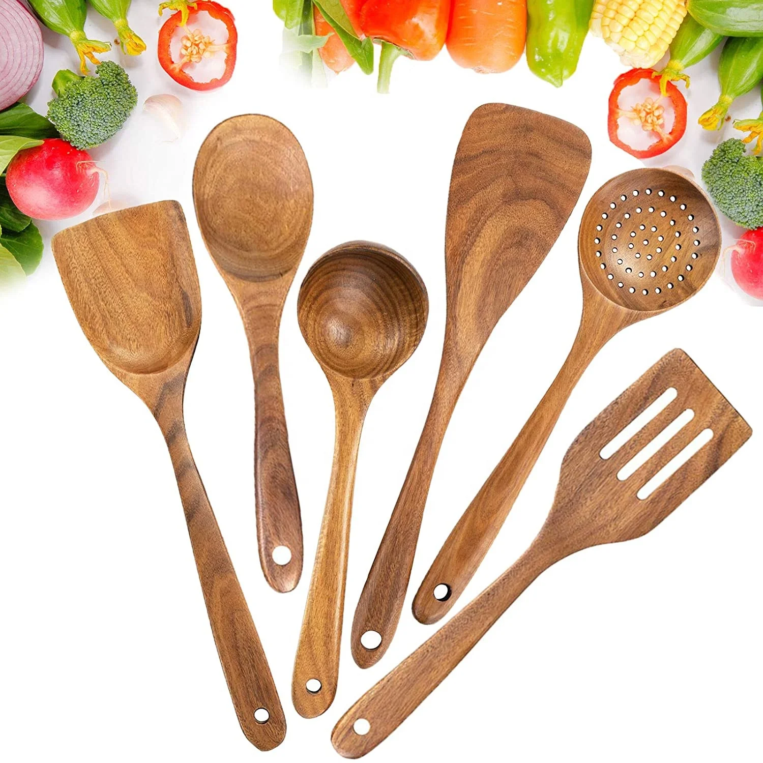 Wooden Kitchen Utensil Set, Durable Wooden Cooking Utensils Set, Easy to Clean Wooden Utensils Nonstick
Wooden Kitchen Utensil Set, Durable Wooden Cooking Utensils Set, Easy to Clean Wooden Utensils Nonstick