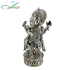 Polyresin silver Indian Elephant God Ganesh buddha statues