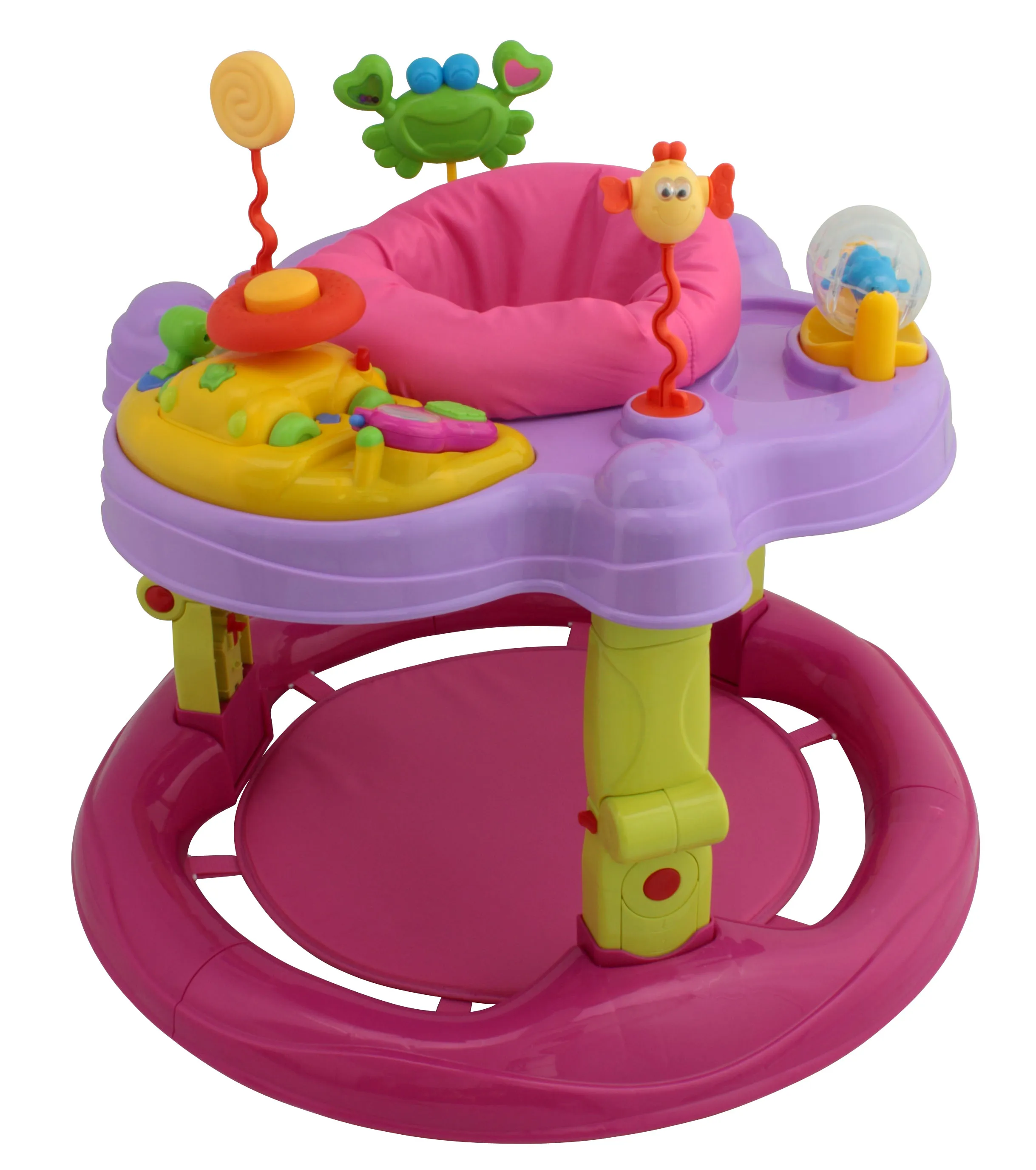 Activity Walker with Adjustable Height & Lights Music Steering Wheel Mirrors Removable Play Tray to Food Tray High Back Padded
Activity Walker with Adjustable Height & Lights Music Steering Wheel Mirrors Removable Play Tray to Food Tray High Back Padded