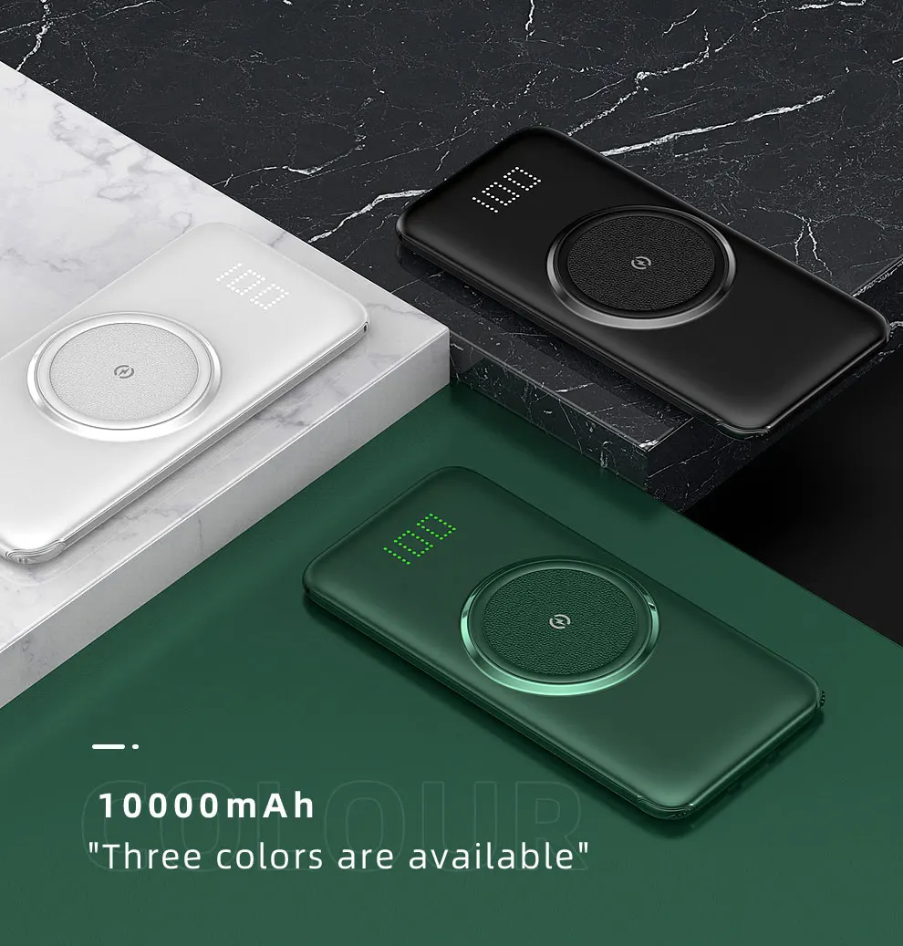 2 in 1 10000mAh Wireless power bank build-in cable fast charger phone charger support 4 devices
2 in 1 10000mAh Wireless power bank build-in cable fast charger phone charger support 4 devices