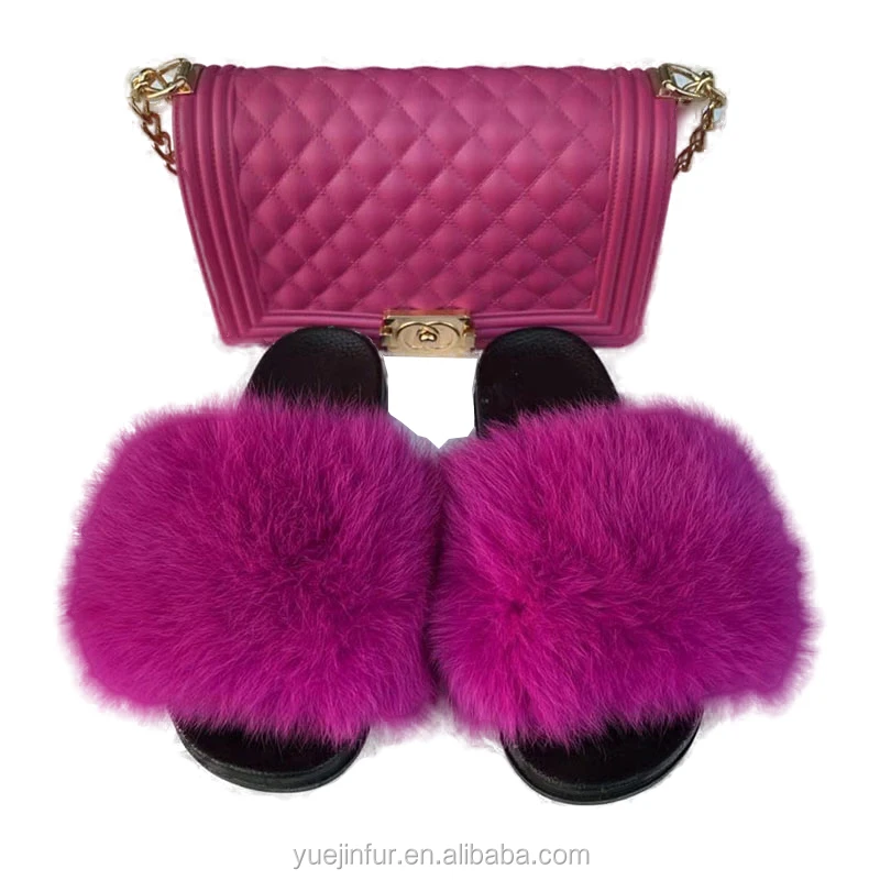 Hot Sale Wholesale Custom Logo Fluffy Real Fox Fur Slipper Furry, Customized color
Hot Sale Wholesale Custom Logo Fluffy Real Fox Fur Slipper Furry, Customized color