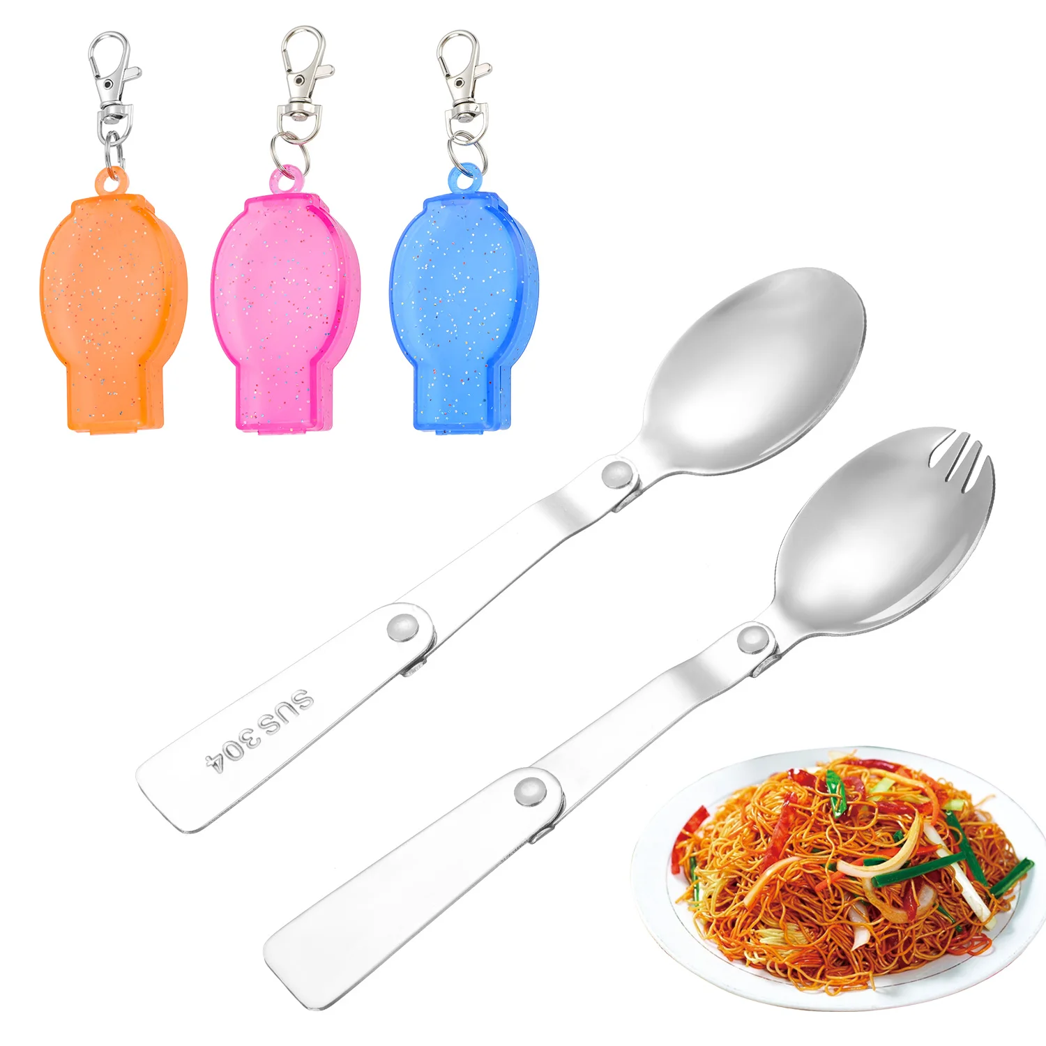 Outdoor Camping Folding Stainless Spoon Fork Portable Picnic Pocket Foldable Cutlery Set
Outdoor Camping Folding Stainless Spoon Fork Portable Picnic Pocket Foldable Cutlery Set