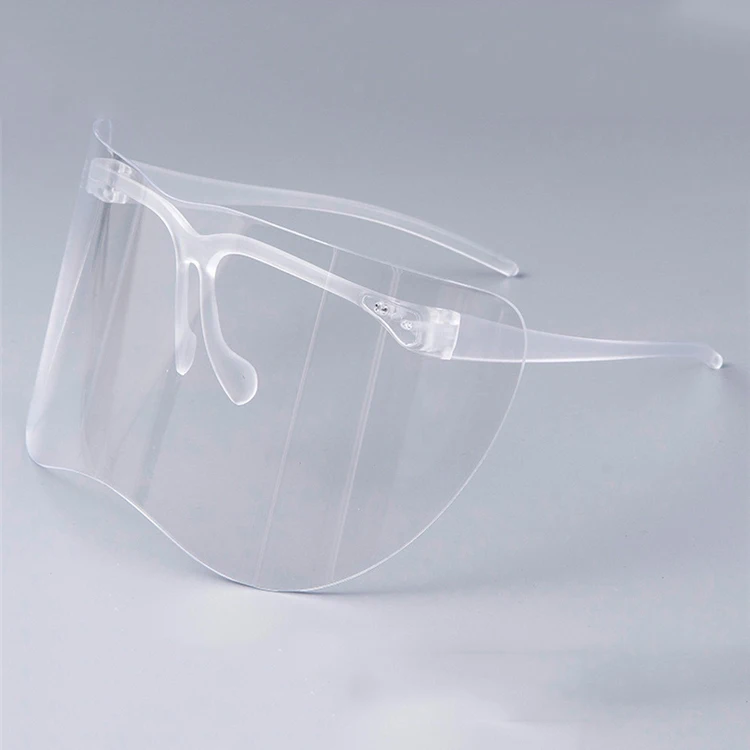 Transparent Eye Glasses Lenses Anti-fog Protective Face Shield With Glasses Frame Visor Faceshield, Clear
Transparent Eye Glasses Lenses Anti-fog Protective Face Shield With Glasses Frame Visor Faceshield, Clear