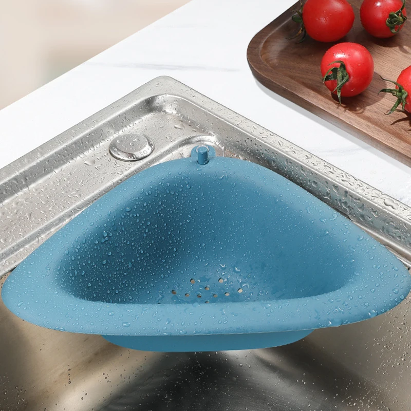 Convenient Multifunctional kitchen sink triangle washing basin drain basket, Beige, blue,green,pink
Convenient Multifunctional kitchen sink triangle washing basin drain basket, Beige, blue,green,pink