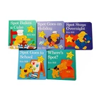 Offset printing hardcover kids English short story hard cover mini children book