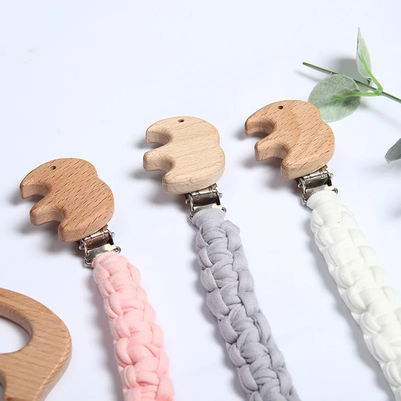 Wholesale Baby Pacifier Clip 3 Colors Cotton Cord Handmade Wooden Elephant Pacifier Chain, 3 color
Wholesale Baby Pacifier Clip 3 Colors Cotton Cord Handmade Wooden Elephant Pacifier Chain, 3 color