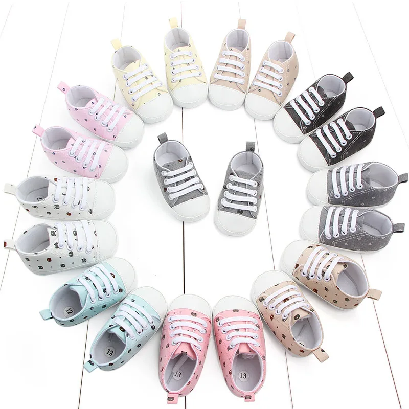 New Canvas Classic Sports Newborn Baby Boys Girls First Walkers Shoes Infant Toddler Soft Sole Anti-slip Baby Shoes, Mixed colors
New Canvas Classic Sports Newborn Baby Boys Girls First Walkers Shoes Infant Toddler Soft Sole Anti-slip Baby Shoes, Mixed colors