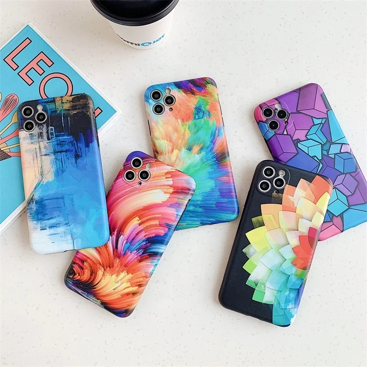 Colorful Soft IMD Camera Cover Mobile Phone Case for iPhone 12 11 Back Cover, Multi colors
Colorful Soft IMD Camera Cover Mobile Phone Case for iPhone 12 11 Back Cover, Multi colors