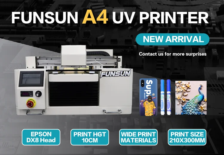 Quality certified A1 A3 A4 UV printing machine Mini digital wood glass pvc acrylic phone case Flatbed UV Printer a4 price