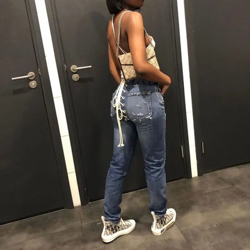 2021 women's jeans ashion autumn new women's slimming trend creative collared lace-up jeans
2021 women's jeans ashion autumn new women's slimming trend creative collared lace-up jeans