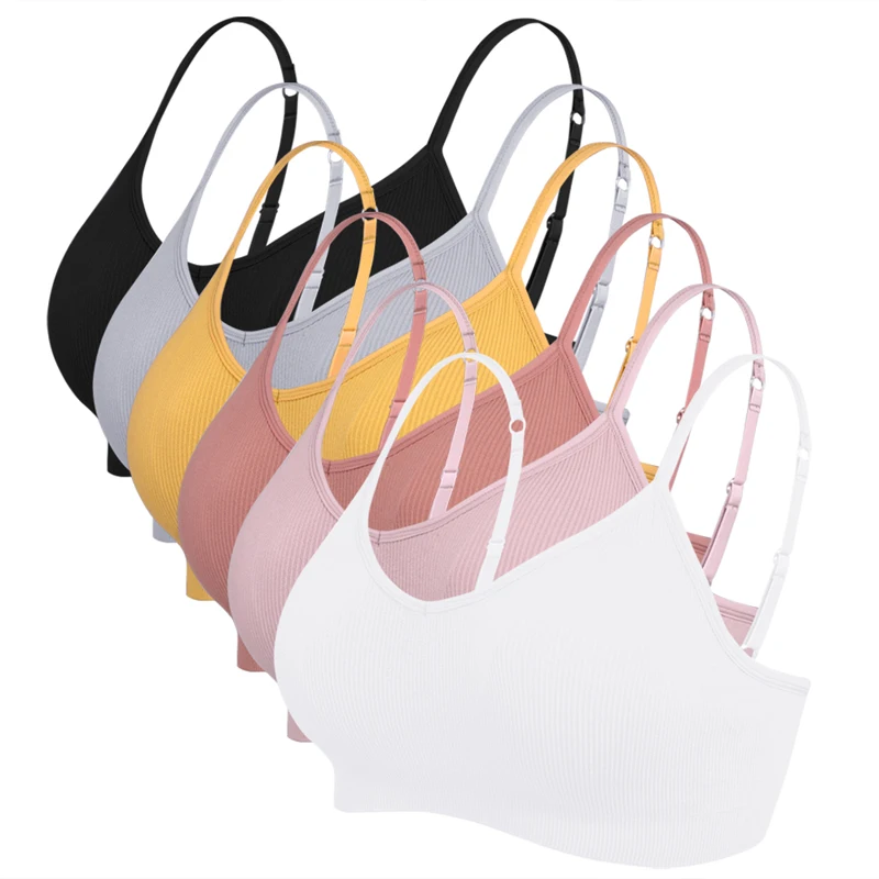 Mini Camisole high quality bra Wireless Padded Tank Top Seamless Sports Bra for women ladies girl bra sexy Nylon, As picture
Mini Camisole high quality bra Wireless Padded Tank Top Seamless Sports Bra for women ladies girl bra sexy Nylon, As picture