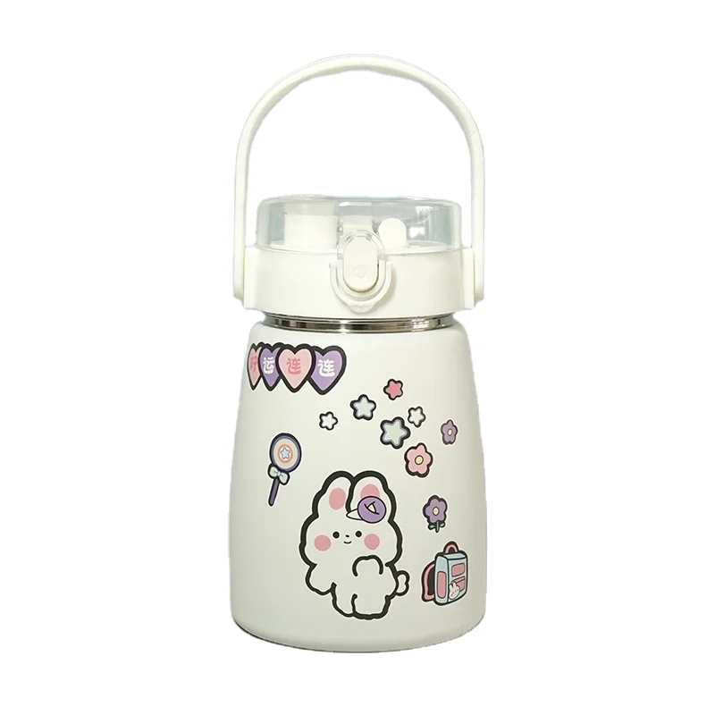 Large-capacity stainless steel pot-belly vacuum flask for children portable Bounce Cup Flip Lid With straw cup, Customized color
Large-capacity stainless steel pot-belly vacuum flask for children portable Bounce Cup Flip Lid With straw cup, Customized color