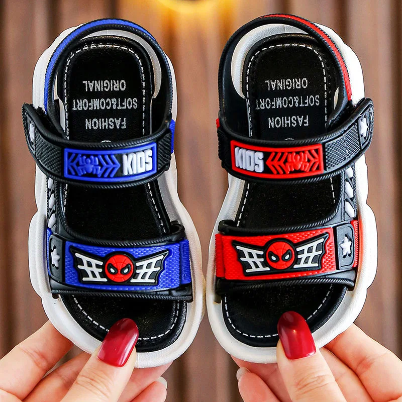 Children's Sandals Cartoon Pattern Design Non-slip Soft Bottom Boys Beach Shoes Summer Sandals Student Sports Sandals
Children's Sandals Cartoon Pattern Design Non-slip Soft Bottom Boys Beach Shoes Summer Sandals Student Sports Sandals